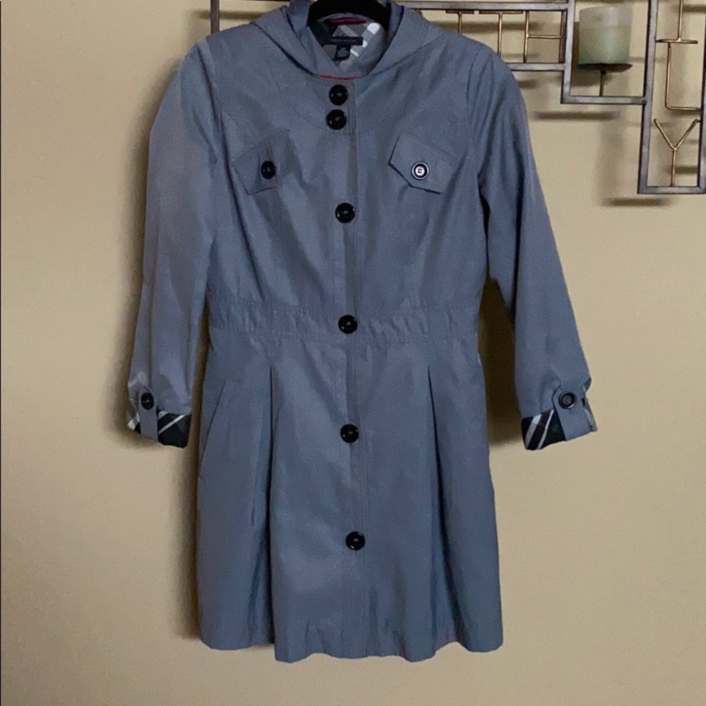 Tommy Hilfiger trench coat.